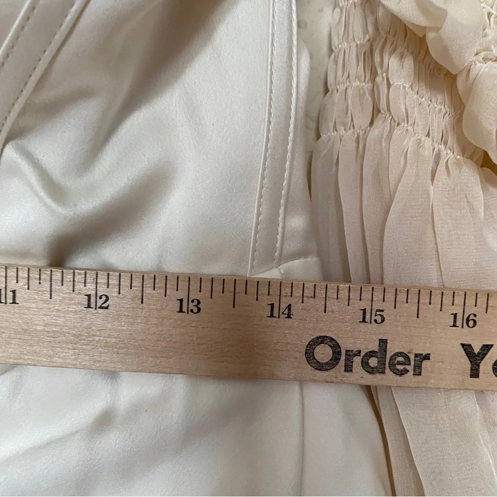 House of CB 'Beau' Ivory Draped Corset Dress NWOT size‎ L - Picture 9 of 16